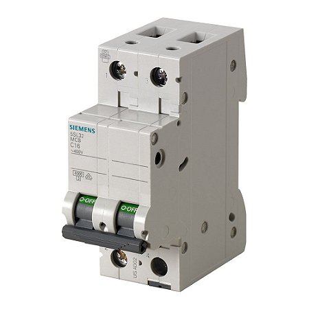 MINI DISJUNTOR 5SL3 BIPOLAR 40A 4,5KA - 5SL32407MB SIEMENS