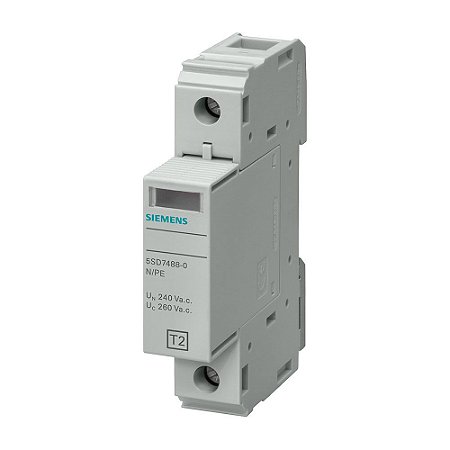 PROTETOR DE SURTO DPS 5SD7 MONOPOLAR 20 - 40KA 230VCA - 5SD74810 SIEMENS