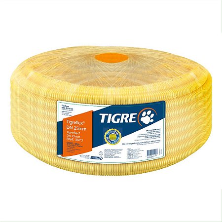 ELETRODUTO PVC CORRUGADO     3/4" 25MM AM (ROLO C/25M)