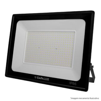 REFLETOR LED SLIM  400W BIVOLT 6500K 32000LM PT IP66