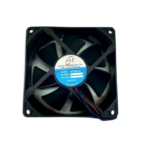 MICROVENTILADOR AXIAL IND. NYLON QUAD.  24VCC   90 X   90 X   25MM