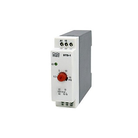 RELE DE TEMPO DTE1 1CR       30 SEG. 24VCA/VCC/220VCA