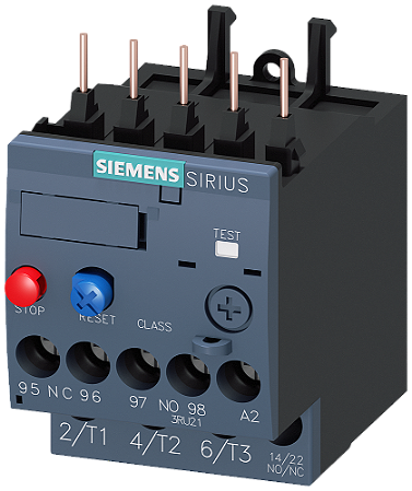 RELE DE SOBRECARGA TÉRMICO 3,5 - 5A - 3RU21161FB0 SIEMENS