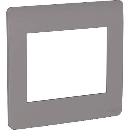 ORION PLACA ABS 4 X 4 P/6 MODULOS ADJACENTES AXIS GREY