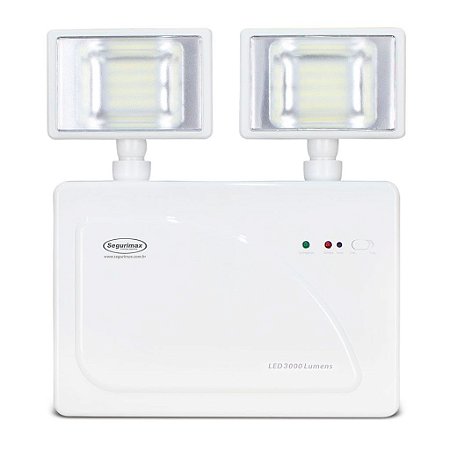 LUMINARIA EMERGENCIA 2 X 12W 56 LEDS C/BATERIA 3000LM