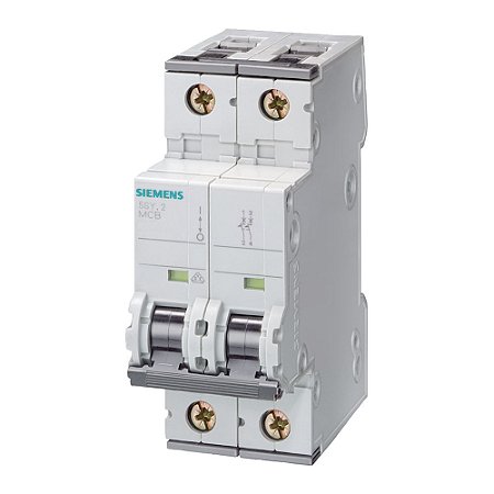 MINI DISJUNTOR 5SY4 BIPOLAR 16A 10KA - 5SY42168 SIEMENS