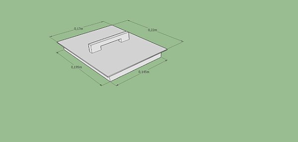 TAMPA DE INOX CONFORME MEDIDA