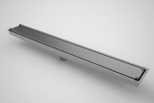 Ralo Linear Oculto ou Invisível de 200 x 8 cm Com Saida Centro vertical