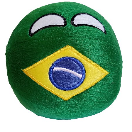 Brasilball de pelúcia - Countryballs