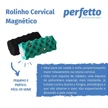 Rolinho Cervical Magnético 20cm