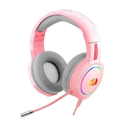 Headset Redragon Mento RGB - Pink - 12150