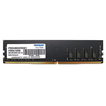 Memória Patriot 8GB DDR4 3200Mhz - 12338