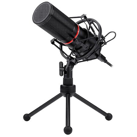 Microfone Condensador Gamer Redragon Blazar GM300 LED USB - 12583