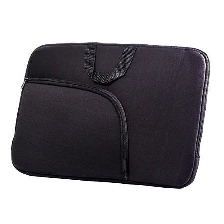 Capa para Notebook 15,6 polegadas com bolso externo cor preta
