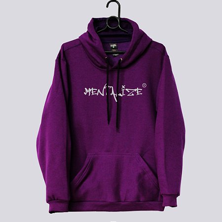 MOLETOM CANGURU ROXO MENTALIZE