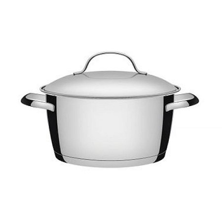 Panela Caçarola Inox Fundo Triplo Tramontina Allegra 4,2L