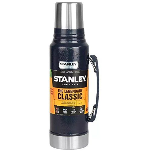 Garrafa Térmica Inox Stanley Classic Steel Azul 1 Litro