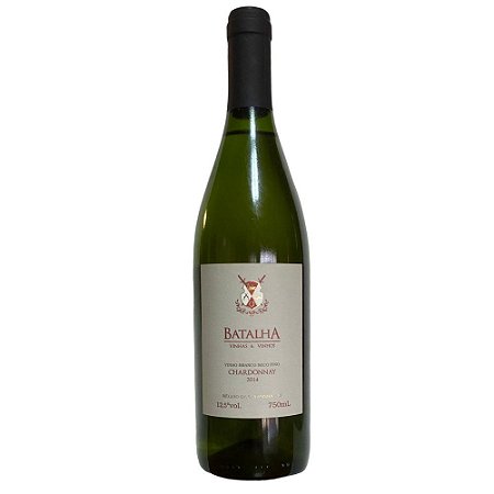 Vinho Branco Chardonnay Batalha Campanha Gaúcha 750 ml Edição limitada