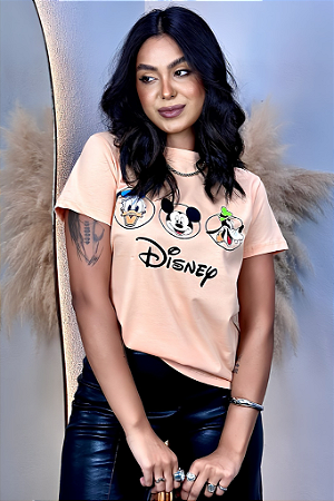 T-shirt Disney - Pêssego