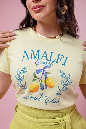 T-shirt Amalfi – Amarelo Manteiga