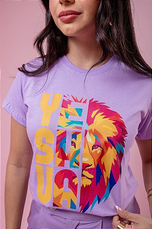 T-shirt Yeshua - Lilás