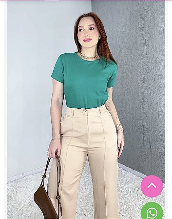 T-Shirt Básica Verde Bandeira