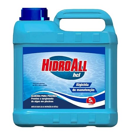 HCL Algicida de Manutenção 5L - HidroAll