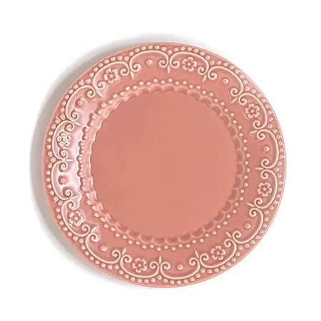 Conjunto 6 Pratos Rasos Esparta Especiarias Pimenta Rosa - Porto Brasil