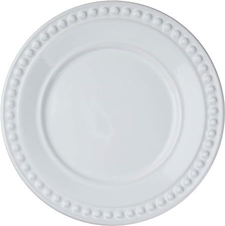 Conjunto 6 Pratos Sobremesa Atenas Branco - Porto Brasil