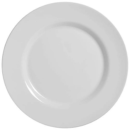 Conjunto 6 Pratos Rasos Branco Liso - Alleanza
