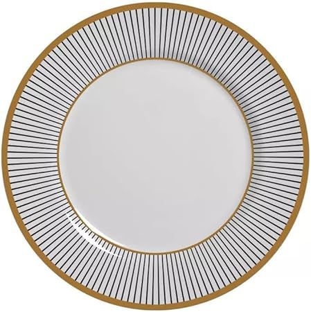 Conjunto 6 Pratos Sobremesa Ritz Preto - Alleanza