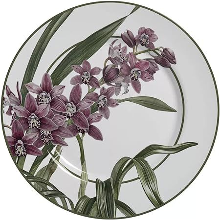 Conjunto 6 Pratos Rasos Orquideas - Alleanza