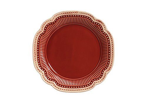 Conjunto 6 Pratos Raso Ferrugem Maia