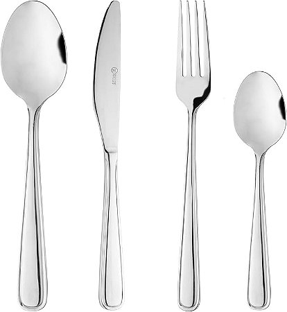 Faqueiro 24 Peças de Aço Inox Nice - Wolff