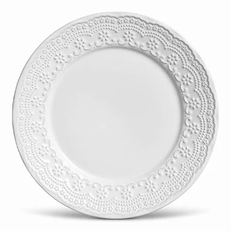 Conjunto Pratos Rasos Madeleine Branco - Porto Brasil