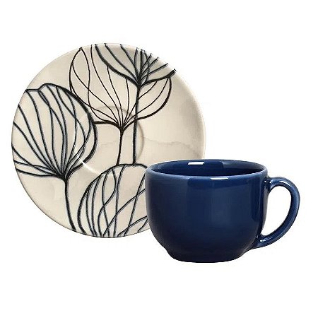 Conjunto Xicara Cha Coup Blue - Porto Brasil