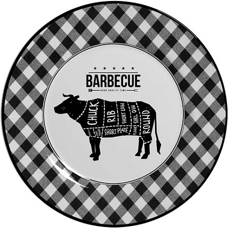 Conjunto 6 Pratos Rasos Barbecue - Alleanza