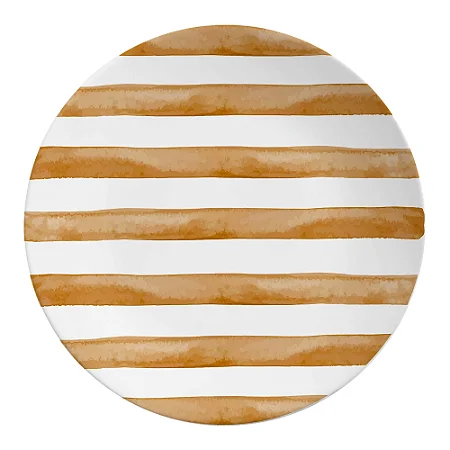 Conjunto 6 Pratos Rasos Coup Caramel Trace - Alleanza