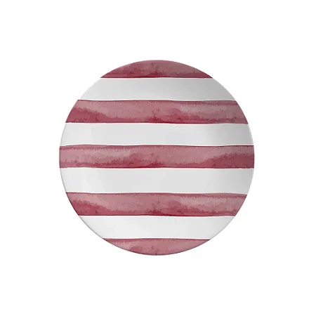 Conjunto 6 Pratos Sobremesa Coup Pink Trace - Alleanza