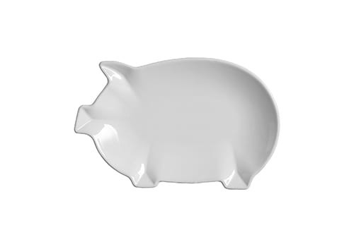 Tigela Pig Media Branca - Scalla