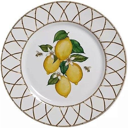 Conjunto de 6 Pratos Sobremesa Siciliano - Alleanza