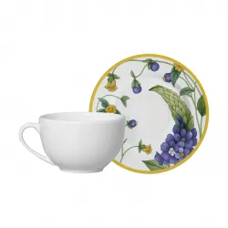 Conjunto 6 Xicaras C/ Pires - Alleanza