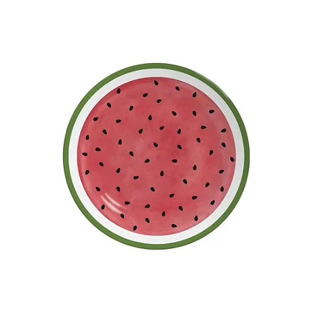 Conjunto 6 Pratos Sobremesa Melancia - Alleanza