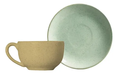 Conjunto 6 Xicaras Chá com Pires Coup Provance - Alleanza