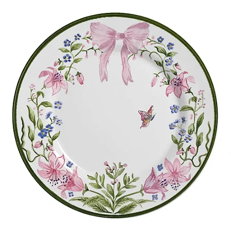 Conjunto 6 Pratos Rasos Belle Bouquet - Alleanza