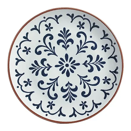 Conjunto 6  Pratos Raso Coup Stoneware Coimbra