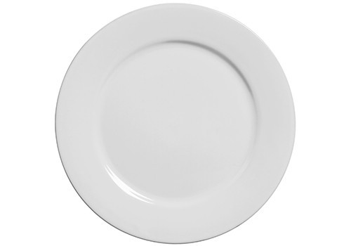 Conjunto Pratos Rasos Reto Branco ⌀ 27 - Scalla