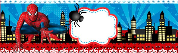 Etiqueta escolar  personalizada Homem Aranha com nome 60 unidades e Brinde