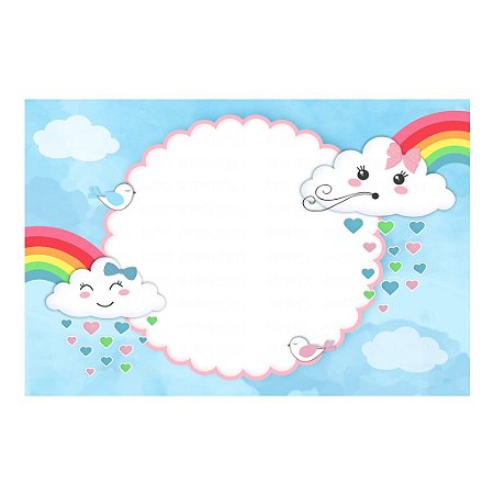 Adesivo para marmitinha chuva de benção 220 gramas personalizamos qualquer tema pacote com 10 unidades