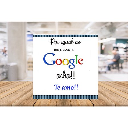 Azulejo personalizado para os dias dos pais 20x20